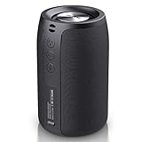 ZEALOT Bluetooth Lautsprecher,Musikbox Bluetooth mit USB/TF Karte/AUX,Bluetooth Box mit IPX5 Wasserdicht,12h Spielzeit,Dual Pairing,Tragbarer Kabelloser Lautsprecher für Home&Outdoor-Schwarz