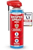 Patronus Wespen Spray 500ml - Wespenspray mit langem Sprührohr & effektiver Sofortwirkung für Wespen Abwehr, Mittel gegen Wespen & Wespennester - hochwirksames Anti Wespen Spray (PT19)