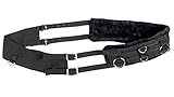 HKM Teddy Longiergurt Schwarz/Schwarz Vollblut/Warmblut