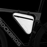 ROCKBROS Fahrradtasche Tasche für Fahrrad Dreiecktasche Reflektierende Rahmentasche für MTBs, Rennräder und E-Bikes ca. 0,9L