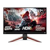 BenQ MOBIUZ EX2710Q Gaming Monitor 27' QHD IPS, 165Hz, 1ms, HDRi, HDR400, 95% P3, Light Tuner, FreeSync Premium, Kompatibel mit 120Hz für Xbox Series X, Eye-Care, Lautsprecher 2,5W