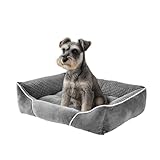 YITAHOME Hundebett Mittelgroße Hunde,51x48cm,Hundekorb Hunde,Orthopädisches Hundebett Ergonomisches Hundesofa,Bezug Waschbar,Erhöhte Ränder, rutschfeste Unterseite
