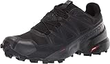 Salomon Speedcross 5 Gore-Tex Herren Trail Running Schuhe, Wetterschutz, Aggressiver Grip, Präzise Passform, Black, 42