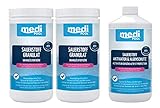 mediPOOL SET 2 x Sauerstoff Granulat 1,0 kg + 1 x Aktivsauerstoff Aktivator 1,0 l