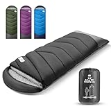 Schlafsack für Erwachsene,Schlafsack Winter, Schlafsäcke,Leichter (1,8 kg), Tragbarer & Wasserdichter Schlafsack mit Kompressionsbeutel für Camping, Wandern, Reisen, Outdoor & Indoor