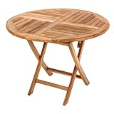 riess-ambiente.de Massiver Gartentisch Empire Teak Ø100cm...
