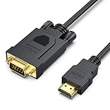 BENFEI HDMI zu VGA Kabel 1,8M, Unterstützung Volles 1080P umwandeln Signal von HDMI Eingang Laptop HDTV zu VGA Ausgang Monitoren Projektor,Fernsehapparat