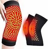 Wärme Knieschoner,Selbstheizende Knieschoner,Knieschoner,Knie Heizkissen zum Knieverletzung,Arthritisschmerz,Rheuma,Krampfaderngelenk,Schmerzlinderung,für Laufen,Fitnessstudio,Sport,Unisex,1 Paar