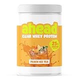 ahead clear Whey Isolat Pulver | Peach Ice Tea| 500g Whey Protein Pulver mit fruchtigem Geschmack (Peach Ice Tea, 500g) - Whey Isolate