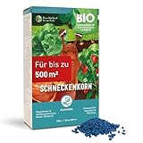 Plantura Bio-Schneckenkorn, regenfester Power-Wirkstoff, hochwirksame Schneckenbekämpfung an Obst Gemüse & Zierpflanzen, schonend für Haustiere, Vorteilspack: 350 g für 500 m²