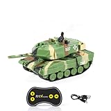 TOUCAN RC HOBBY Ferngesteuerter Kampfpanzer im Maßstab 1:77 2.4G German Panther RTR Mini Toy Led Light