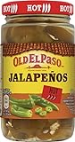 Old El Paso Sliced Jalapenos – Scharfe Jalapenos in Scheiben geschnitten – 1 x 215 g