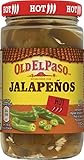 Old El Paso Sliced Jalapenos – Scharfe Jalapenos in Scheiben geschnitten – 1 x 215 g