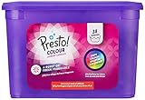 Amazon-Marke: Presto! Color-Waschmittel kapsel, frisch Duft, 38 stück (1er Pack)