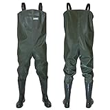Wathose Herren Anglerhose mit Stiefel Gr 38-47 wasserdichte...