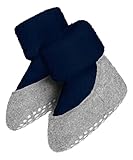 FALKE Unisex Baby Stoppersocken Baby Cosyshoe B Hp Wolle rutschhemmende Noppen 1 Paar, Blau Marine 6120, 19/20 EU