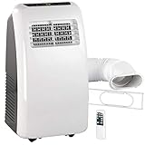 Sichler Haushaltsgeräte Kleinste Klimaanlage: Mobile Monoblock-Klimaanlage mit Entfeuchter, 5.000 BTU/h, 2.050 Watt (Mini mit Kältemittel, Mini Monoblock, Kleinstes Mobiles Klimagerät)