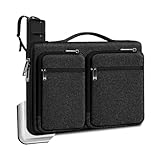 ZINZ Ultraschlanke Laptoptasche 17 17.3 Zoll Hülle 360° schützende PC-Aktentasche für Pendler und Geschäftsreisen,B01K01