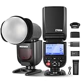 NEEWER Z760-C TTL Blitz Speedlite Set für Canon Kameras 76W Flash Blitzlicht mit magnetischem Kuppeldiffusor Rundkopfadapter 2,4G GN60 1/8000s HSS, TTL/M Schnell TCM Taste, 2600mAh Akku und Ladegerät
