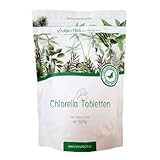 VivaNutria Chlorella Presslinge 1000g | aus kontrolliertem Anbau I 4000 Chlorella Tabletten ohne Zusätze - rein & natürlich I schonend verarbeitet | Rohkostqualität I vegan