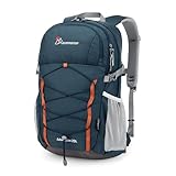 Mountaintop 25L Wanderrucksack Herren Damen Trekkingrucksack Outdoor Rucksäcke für Camping Wandern Reisen(Nebelblau)