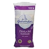 Fleur de Sel de Guérande – 1000g weißes grobes Meersalz...