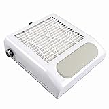 Nagel Staubsauger Professionelle Staubabsaugung Nagelstudio & Zuhause, 80W Leistungsstarker Nagelsauger mit Filter,2 Stufen&einstellbare Geschwindigkeit,Leiser Nagel Staubabsaugung