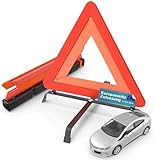 KFZ Warndreieck Notfalldreieck rot, Dreieck Autozubehör Pannendreieck Auto Triangle - für Unfall & Pannen