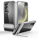 ESR für Samsung Galaxy S24 Hülle, Ständer S24 Cover mit 3 Standmodi, Militärnorm Sturzschutz, stoßfeste, dünne Handyhülle mit patentiertem Kickstand, Boost Serie, Klar