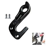 Mech Schaltauge Fahrrad Heckhaken Metall Schaltwerkhaken, Für Cube Für Aim SL # 10148, Robustes Ersatzteil mit 2 Befestigungsschrauben, Einfache Installation, Schwarz