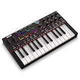 Akai Professional MPK Mini IV USB-C MIDI Keyboard Controller für Anfänger und Produzenten – MPC Drum Pads, Pitch- & Modulationsräder, Lernprogramme, Musikproduktionssoftware mit 1000+ Sounds, Schwarz
