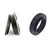 2-teiliges Metallgehäuse- und Objektivrückdeckel-Set und 1 x M42 auf M42 Fokussierungs-Helicoid-Ring-Adapter