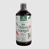 KleePura Bio Flüssigdünger, 1 Liter, Veganer Dünger für Balkon- & Kübelpflanzen
