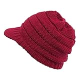 HMLTD Wintermütze Damen Beanie Mütze Winter Strickmütze Schirmmütze Hüte Warm Knitted Mützen Caps Gestrickte Baseballmütze