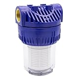 VARIOSAN Vorfilter (5 Zoll) für Pumpen und Hauswasserwerke 18427, 1' Innengewinde, 8 bar, 3.000 l/h Durchflussmenge, 0,06 mm Maschenweite