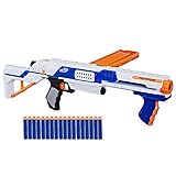 Hasbro NERF - N-Strike Elite Rampage - Pump-Action-Blaster mit Schulterstütze & Magazin, Weiß, (E4854EU40)