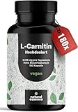 L-Carnitin Kapseln Hochdosiert 3196mg - 180 Kapseln -...