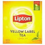 Lipton Schwarzer Tee - 4 x 100 Teebeutel (insgesamt 400) - Hochwertiger Tee aus Kenia, für kräftigen Geschmack - Ideal für den täglichen Genuss - 600g Gesamtgewicht