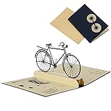 JeoPoom Pop-Up Karte,Pop Up Karte Fahrrad, Fahrradkarte,...