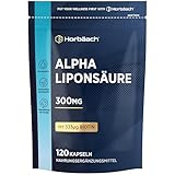 Alpha Liponsäure 300mg Pure | 4 Monate Vorrat - 120 Alpha...