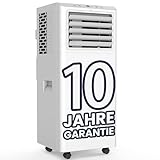 Newentor Klimaanlage Mobil 9000 BTU, Klimaanlage Mobil mit Abluftschlauch, Klimagerät Mobil 90m³/33㎡- Kühlen/Entfeuchten/Lüften, 10 Jahre Garantie, Mit Fenster-Kit, 2 waschbaren Filter