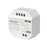 LIGHTEU®, Milight Miboxer Smart AC Triac Dimmer (WiFi+2,4G+Push), unterstützt Tuya Smart Alexa und Google Home-Sprachsteuerung, 2,4-GHz-Fernbedienung Push-Dimmen, TRI-C1WR