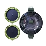 Camping-Töpfe und Pfannen, faltbares Kochtopf- und Pfannen-Set, Edelstahl-Silikon-Set, hitzebeständiges Werkzeug für Geschirr, Rucksackreisen, Outdoor-Ausflüge, Küche, Wohnmobil, Wandern, Wohnung