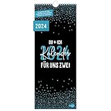 Du + Ich Paarkalender 2024 Wandkalender 3-spaltig | Kalender für uns zwei | Paarplaner, Partnerkalender von Trendstuff by Häfft | nachhaltig & klimaneutral