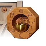 Zunetsutock Ornamente für Haustür aus Holz – Türklingel zum Öffnen von Türen, Ladentürklingel, magnetisch, befestigt | hängende Dekoration, Türglocke