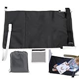 Flugzeugbett Fußstütze | Kinder Reise Schlafkissen Set | Verstellbare flache Fußmatte mit Anti-Rutsch-Basis | Komfortables aufblasbares Bett für und Mädchen auf Flugreisen oder Roadtrips