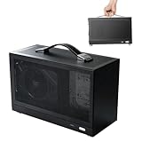 Micro-Itx-Gehäuse – Mini-Pc-Gehäuse, Kompaktes Desktop-Gehäuse Aus Aluminiumlegierung, USB 3.0-Typ-C-Anschluss, Verdickte Spcc-Stahlplatte, Dual-Slot-Gpu-Kompatibel | Für Itx Mainboard Sf