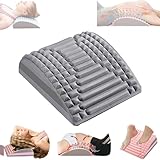Loimol Wirbelsäulen korrektur,haltungskorrektur rückenbandage für männer und frauen,wirbelsäule pro,wirbel wohl kissen,Neuleben Rückenstrecker,Nacken Relaxer(Grau)