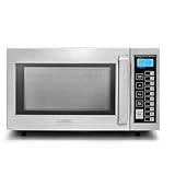 CASO CM1000 Ceramic Electronic, Gewerbemikrowelle, für Gastronomie, Mikrowelle 1000 Watt stark, 25 Liter Garraum, 6 Leistungsstufen, Casotek Boden, Timer bis 60 Min