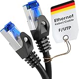 KabelDirekt – 20 m – LAN Kabel, Netzwerkkabel, Ethernet Kabel/Patchkabel (überträgt maximale Glasfaser-Geschwindigkeit, für Gigabit-Netzwerke, Switches/Router/Modems mit RJ45, schwarz/silbern)